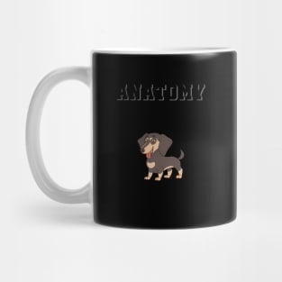 Dachshund Doxie Wiener Anatomy Of A Dachshund Mug